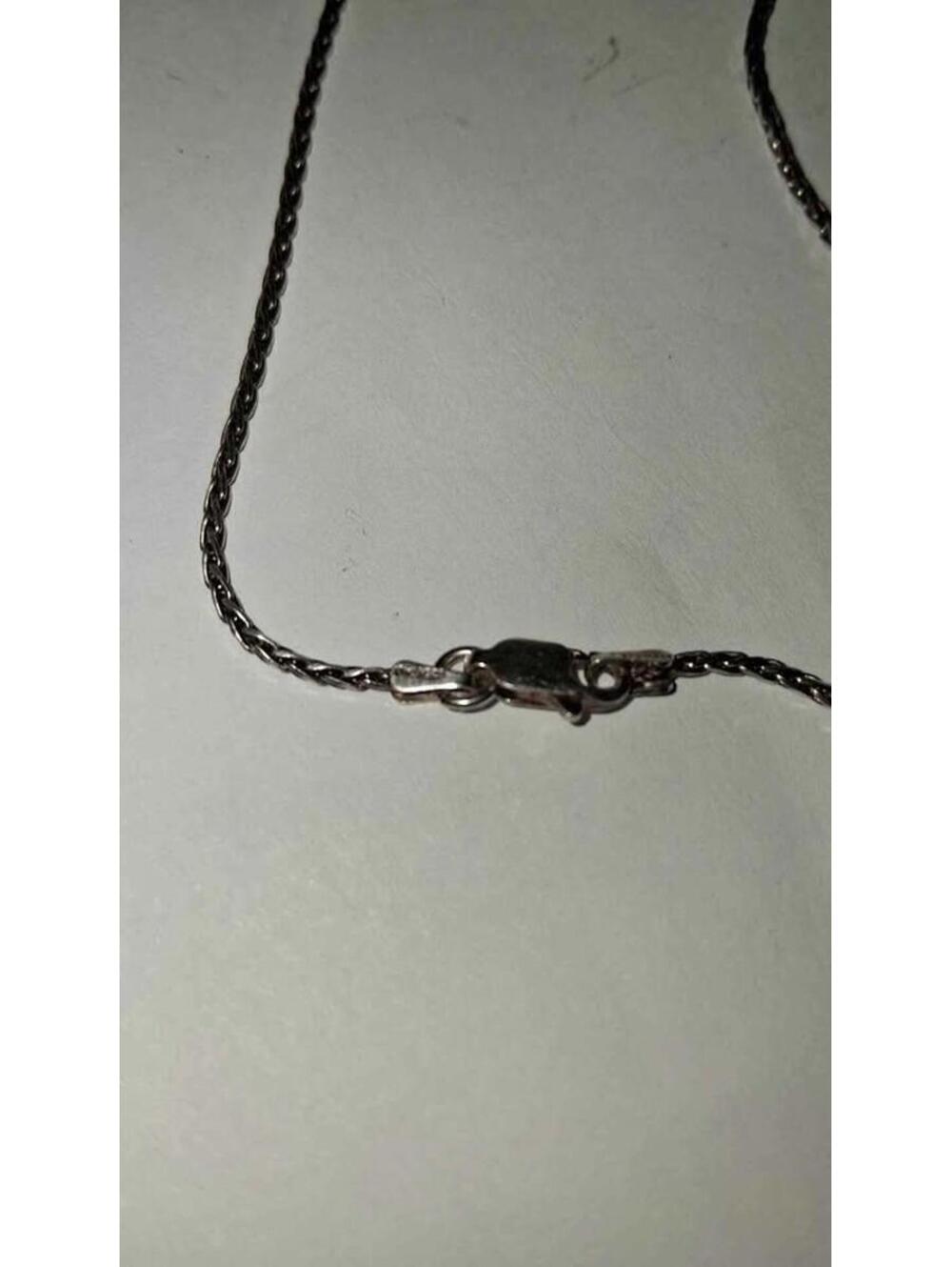 garnet cross necklace handmade in sterling silver with pear shape garnet